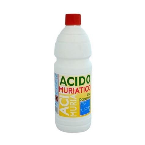 Acido Muriatico Cloridrico - ACIDO MURIATICO CLORIDRICO 14-15% 1000 ML DISINCROSTANTE PIASTRELLE WC ...