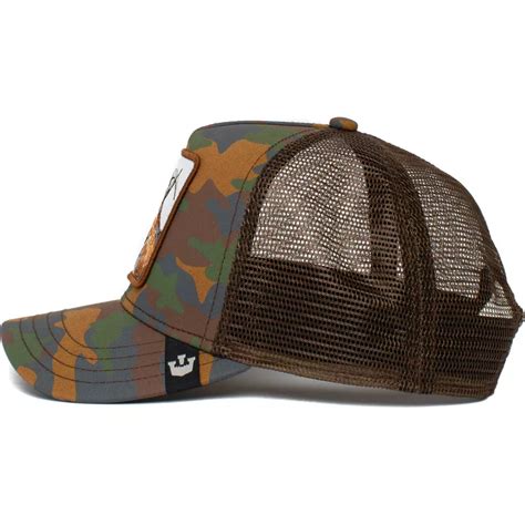 Goorin Bros Goat G O A T Clay Henry The Farm Camouflage Trucker Hat