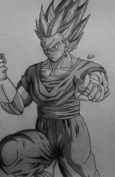 Super Saiyan 2 Vegito By Conzibar On Deviantart