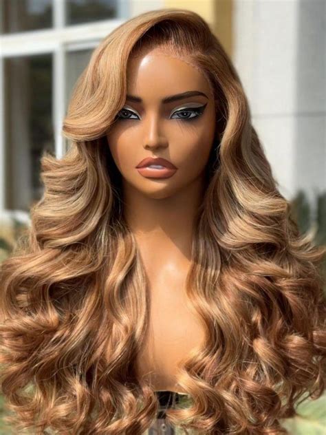 Unice Bye Bye Knots Glueless X Lace Honey Blonde Body Wave Wig