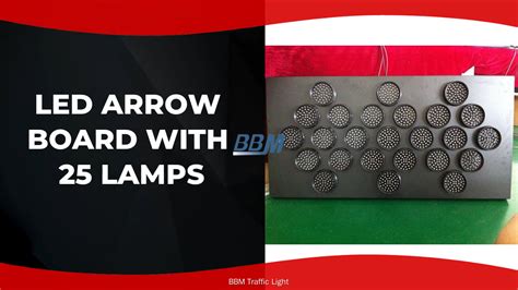 BBM Traffic Light Quality Arrow Board Lights Supplier