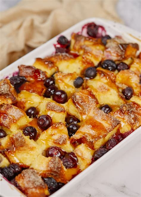 Blueberry French Toast Casserole - Casserole Recipes