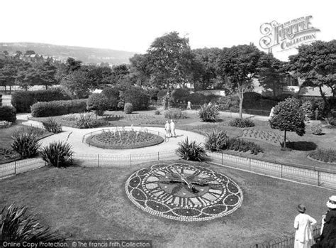 Photo Of Swansea Victoria Park Floral Clock 1925 Victoria Park