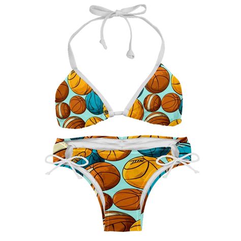 Basketball Detachable Sponge Adjustable Strap Bikini Set Pack For Various Scenes Walmart