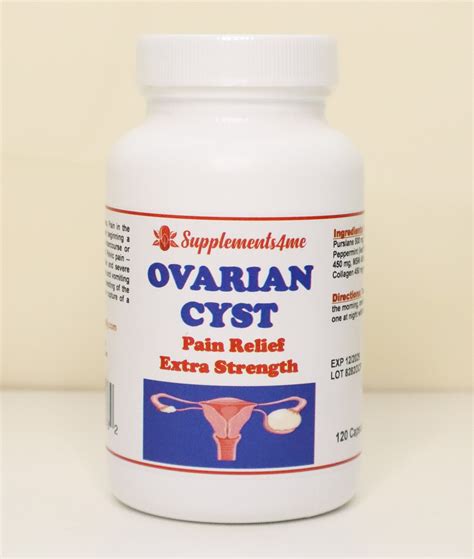 OVARIAN CYST PAIN RELIEF – TREAT & PREVENT – 120 CAPSULES – MADE IN USA
