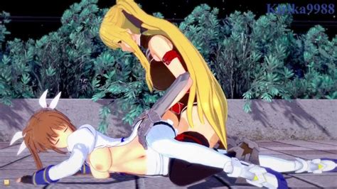 Nanoha Takamachi And Fate Testarossa Futanari Sex Magical Girl Lyrical Nanoha Strikers Hentai