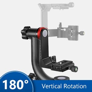 NEEWER GM100 Carbon Fiber Gimbal Tripod Head