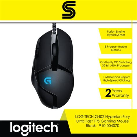 Logitech G Hyperion Fury Ultra Fast Fps Gaming Mouse