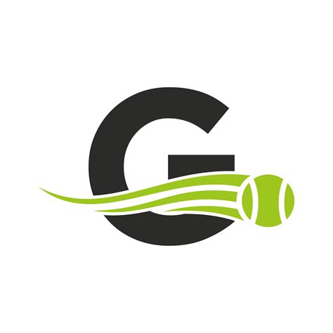 Letter G Tennis Club Logo Design Template Tennis Sport Academy Club