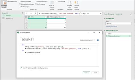 M Language M kód základní teorie v Power Query Excel Školení