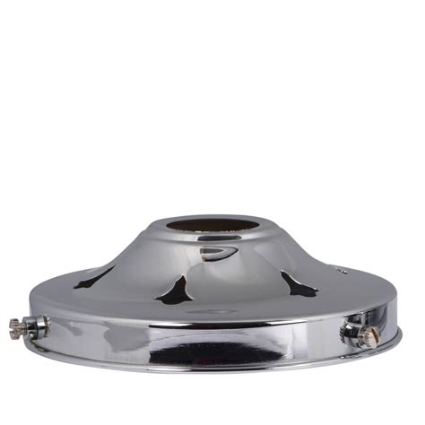 Elektek Glass Lamp Shade Gallery Fitting For B22 Shade Ring 3 Sizes Br