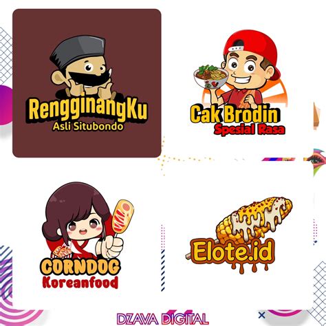 Jual Jasa Desain Logo Kuliner Logo Umkm Desain Logo Terjangkau