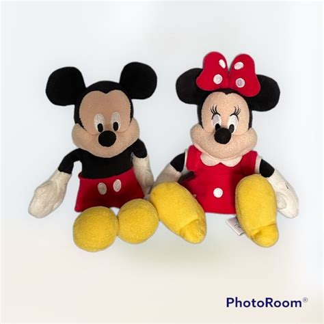 Disney Toys Minnie And Mickey Mouse Plushies Poshmark