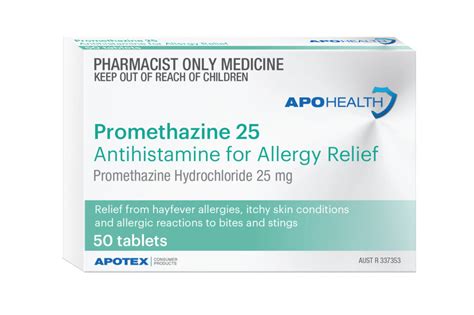 Apohealth Promethazine Mg Blister Pack Phenergan Generic Lfa