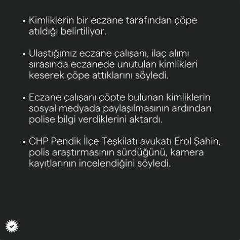 Teyit On Twitter Pendik Te P Kenar Nda Bulunan Kesilmi Kimlikler