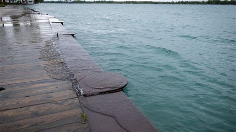 Rising Water Levels Impacting Roads In Clay Twp