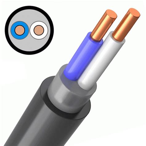 Кабель силовой ППГнг(А)-FRHF 2х1,5 безгалогенный огнестойкий ГОСТ 31996 ...