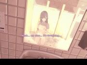 3d Anime Hentai Bunny Senpai Adult Mai Sakurajima Fingers Herself In The Public Bathroom Pov