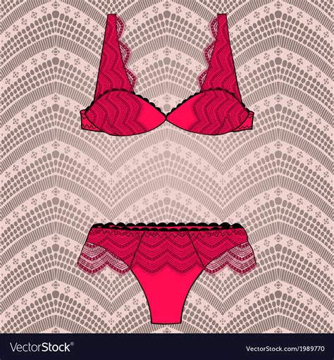 Hand Drawn Sexy Lingerie Set Royalty Free Vector Image