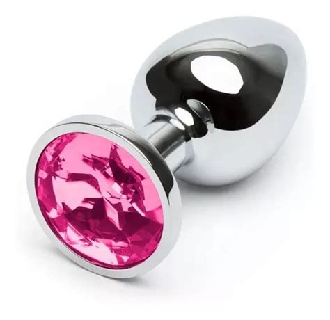 Plug Anal Em Aço Jóia Cor Rosa Pink Tam M MercadoLivre