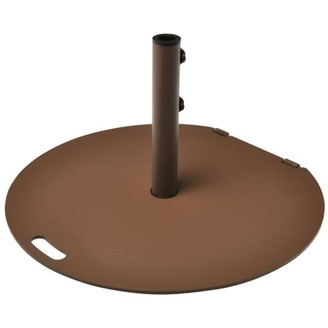 Costway Patio 50LBS Umbrella Base Market Umbrella Stand Wheels Handle ...