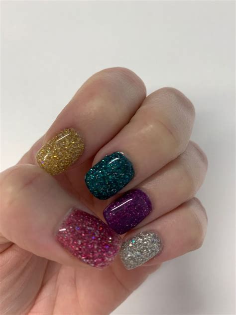 Glitter Rainbow Glitter Nails Rainbow