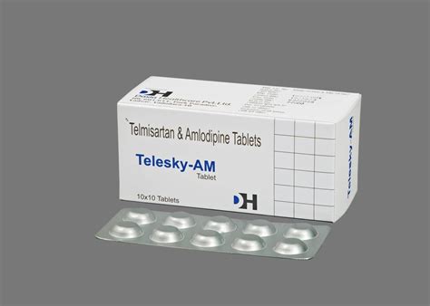 telmisartan  mg amlodipine  mg tablet  box  box