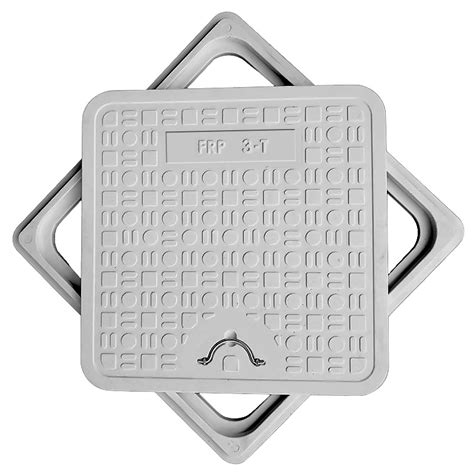 SMC Composite Material Watertight Sump Trench Drain Square Manhole Lid