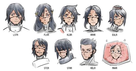 Elster Kolibri Eule Falke Storch And 4 More Signalis Drawn By
