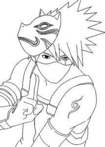 53 Desenhos do Kakashi para Colorir