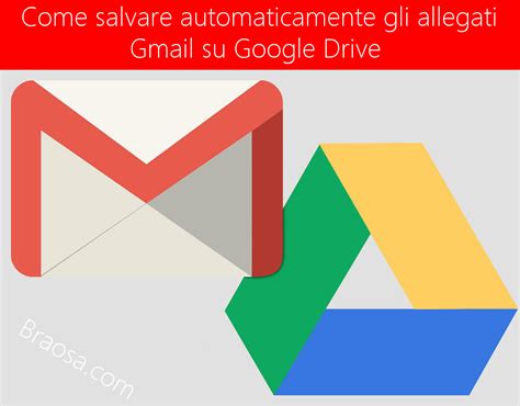 COME SALVARE AUTOMATICAMENTE GLI ALLEGATI GMAIL IN GOOGLE DRIVE