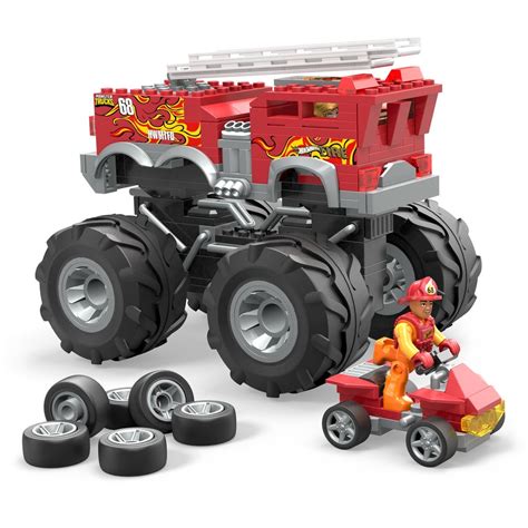 Mega Hot Wheels 5 Alarm Fire Monster Truck Big W