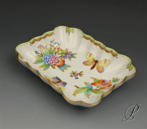 Geb Ckschale Herend Im Dekor Victoria Porzellan Porcelain