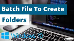 batch file  create  folder stackhowto