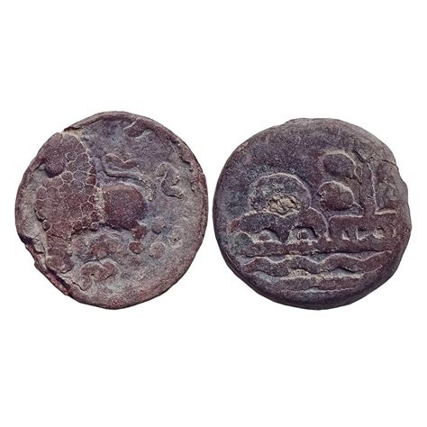 Ancient Kumaras Of Karhad Kumara Isamula Junnar Type Lead Unit