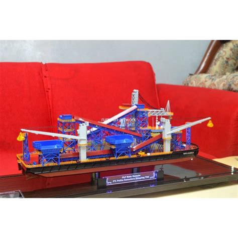 Jual Miniatur Kapal Floating Crane Flf Ratu Kumala Kab Temanggung