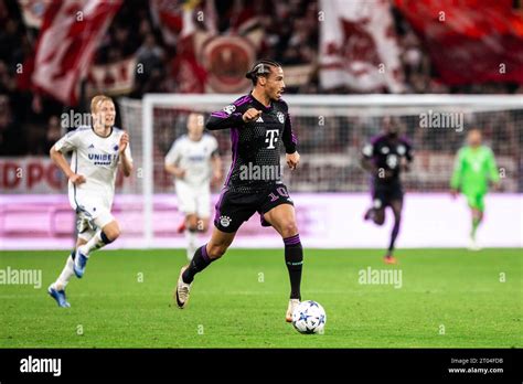 Copenhagen Denmark 03rd Oct 2023 Leroy Sane 10 Of Bayern Munich