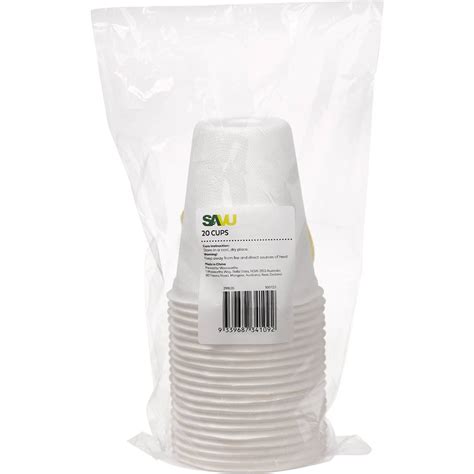 Savu Sugarcane Pulp Cups Small 20 Pack Woolworths