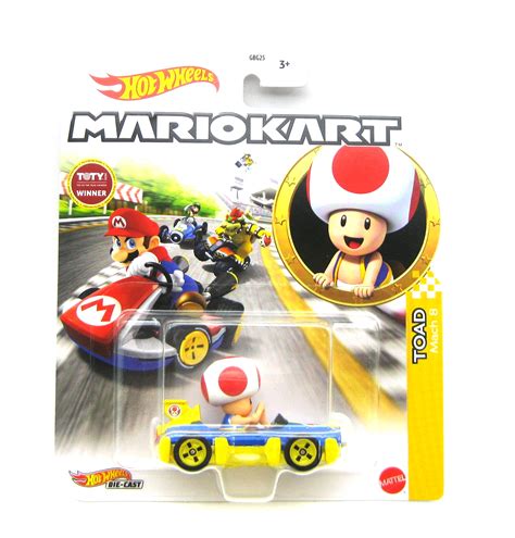 Hot Wheels Mario Kart Toad Mach 8 Gelb Blau 1 64 Modelle Alles Gute