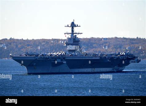 American Aircraft Carrier Uss Gerald R Ford Cvn 78 The Worlds