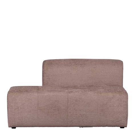 Basilicana Struktursamt Sofa in Nude zwei Sitzplätzen online kaufen bei Moebel100 de