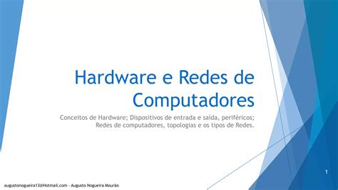 Hardware E Redes De Computadores Componente Tipos De Redes E