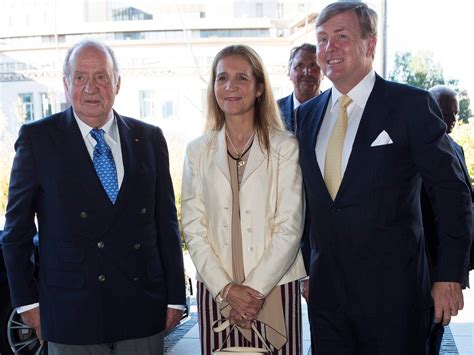 El Rey Juan Carlos Y La Infanta Elena En Holanda Con El Rey Guillermo