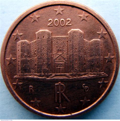 1 Euro Cent 2002 Euro 2002 1 Euro Cent Italia Monedă 2166