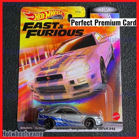 Hot Wheel Nissan Skyline Gtr R Premium Fast And Furious Jdm Collection Series Paul Walker R