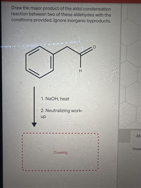 Answered Draw The Major Product Of The Aldol Bartleby