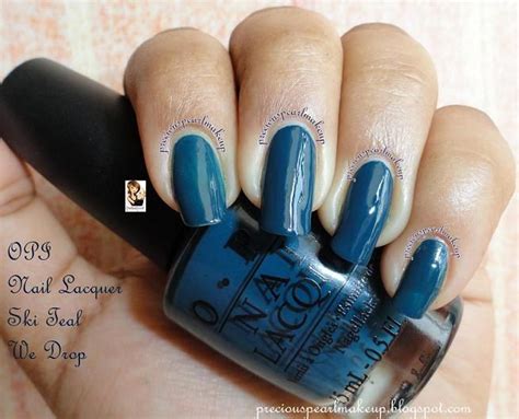 Opi Ski Teal We Drop Teal Nail Polish Teal Nails Opi Nail Lacquer