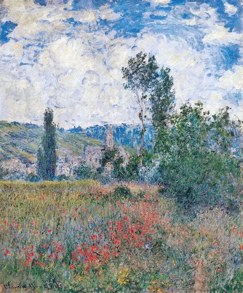 W 593 Claude Monet Poppy field near Vétheuil 1880 in 2024