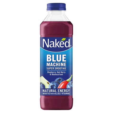 Naked Blue Machine Super Smoothie Blueberry Goji Berry Blackcurrant 750ml One Stop