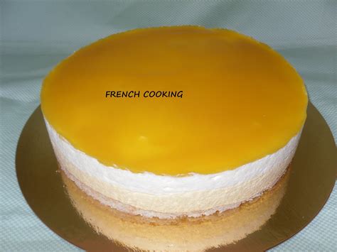 Bavarois Mangue Ananas French Cooking